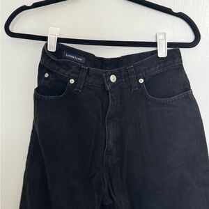 Lands' End Classic Black Jeans